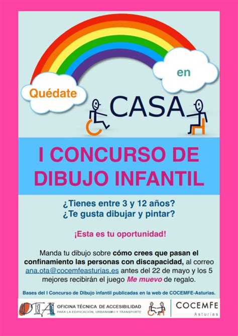 Convocatoria I Concurso De Dibujo Infantil Cocemfe Asturias