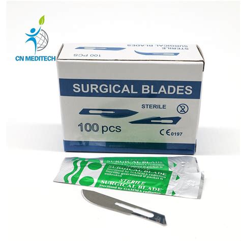 Sterile Surgical Medical Blades Disposable Surgical Use Carbon Steel