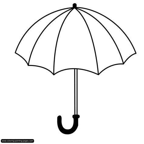 Umbrella Templates Printable Clipart Best