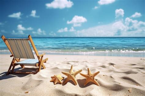 Premium Photo | Relaxing beach background with accessories