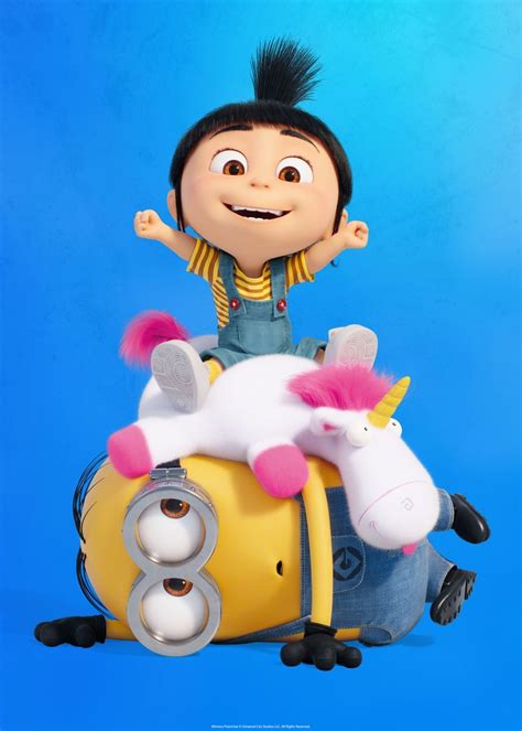 'Agnes and Minion' Poster, picture, metal print, paint by Minions ...