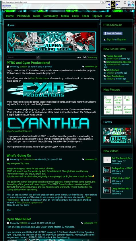 PTRO Website | PTRO Wiki | Fandom