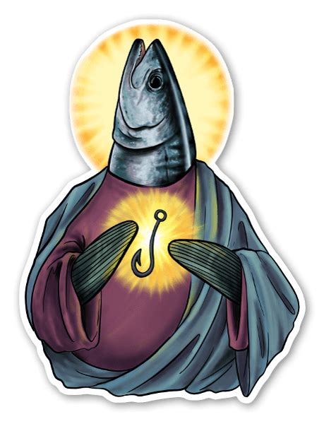 Buy Holy Mackerel - Die cut stickers - StickerApp