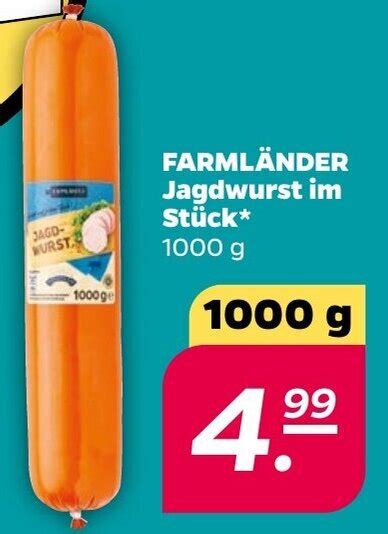 Farml Nder Jagdwurst Im St Ck G Angebot Bei Netto