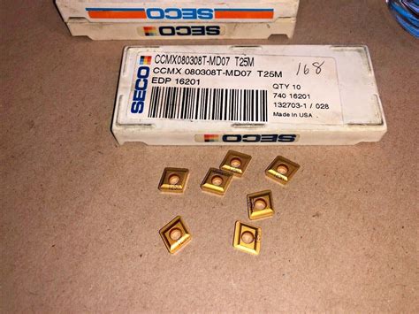 Seco Carbide Inserts Quantity Scet M T M Ebay