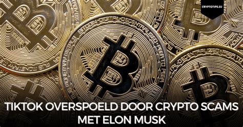 Tiktok Overspoeld Door Crypto Scams Met Elon Musk