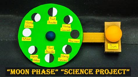 Science Projects Phase Of Moon Youtube