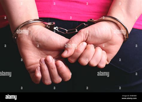 Female Prisoner And Handcuffs Hi Res Stock Photography And Images Alamy