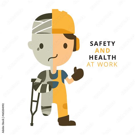 Construction Worker Accident Working Safety First Health And Safety