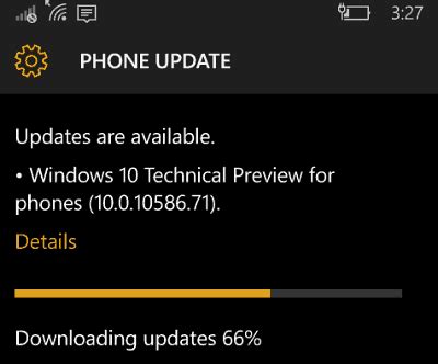 Windows 10 Mobile Insider Update 10586.71 Available Now