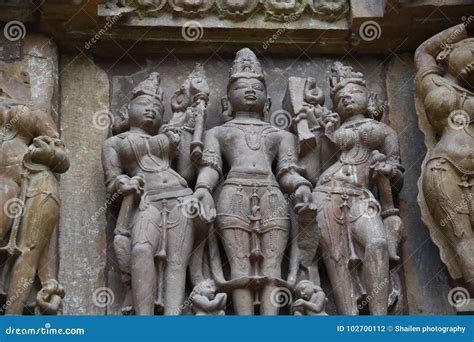 Vishwanath Temple, Khajuraho, India Stock Photo - Image of second, temple: 102700112