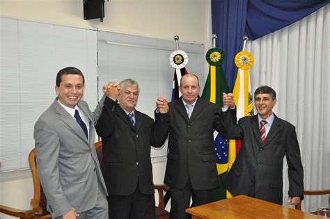 Posse do prefeito Nivaldo Sônego no município de Bento de Abreu