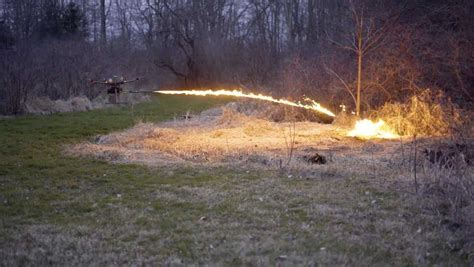 This attachment will turn your drone into a FLAMETHROWER