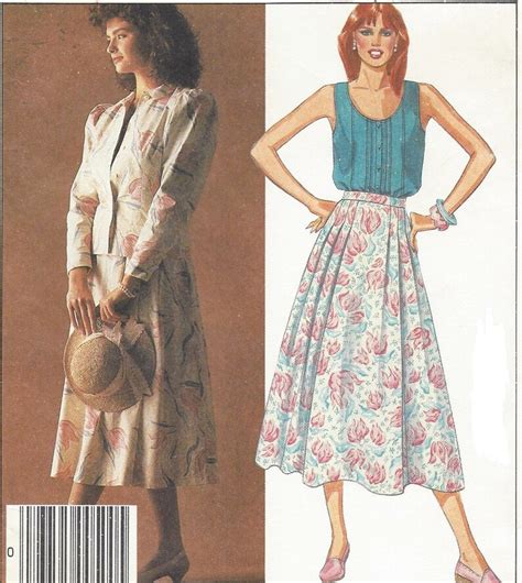 80s Mccalls Sewing Pattern 2377 Laura Ashley Womens Victorian Etsy