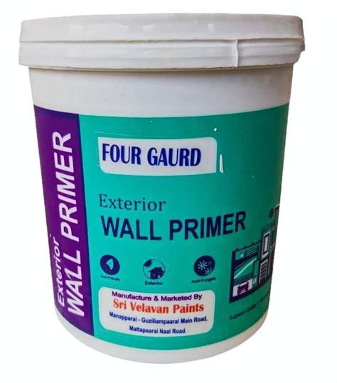 4 Ltr FOUR GAURD Exterior Wall Primer At Rs 696 Bucket Water Based