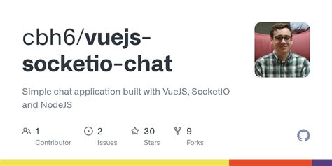 Github Cbh Vuejs Socketio Chat Simple Chat Application Built With