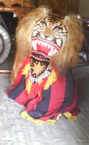 Kepala Barongan Reog Ponorogo Reog Ponorogo Topeng Bujang Ganong