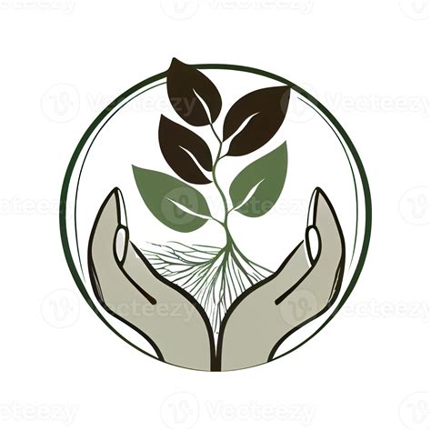 Nature Charity Logo Icon design. Beautiful artwork illustration