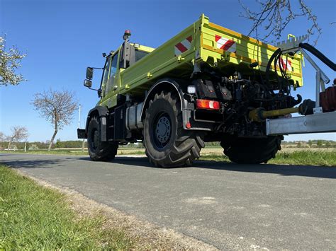 Unimog Vorf Hrfahrzeug U Agrar Wienhoff Zubringer Demozug Rkf