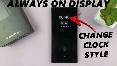 Samsung Galaxy S S Ultra How To Change Always On Display Clock