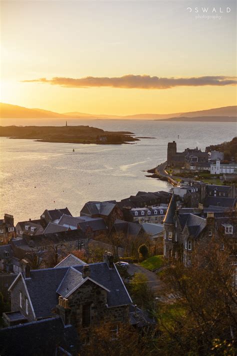 Riding Off Into the Oban Sunset - Fits & Stops Photography