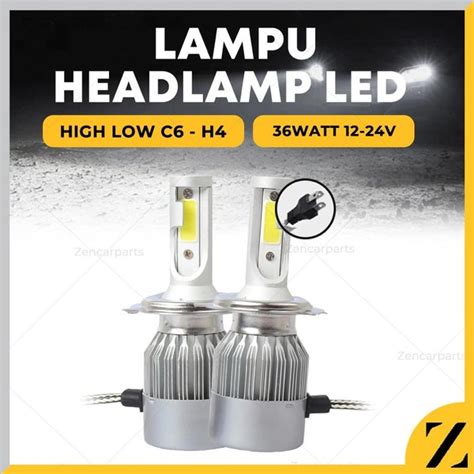 Jual Lampu C Led H Soket Socket W Cob Mobil Headlamp Lampu Besar