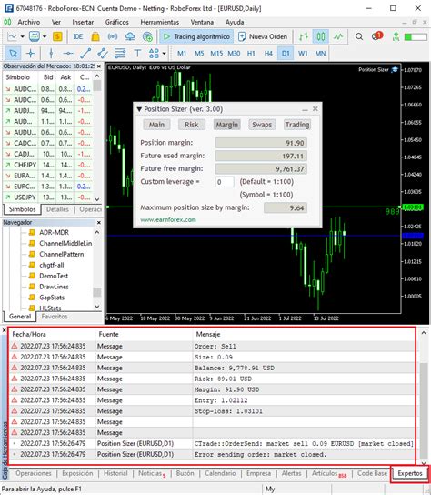 Asesor Experto Position Sizer Para MT4 MT5