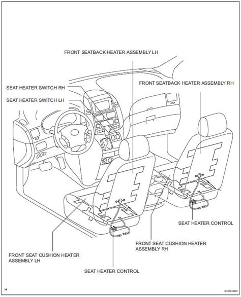 Toyota Sienna Service Manual Seat Heater System Seat