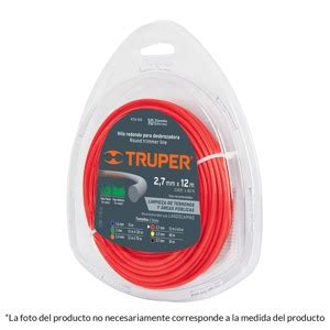 Hta Truper Rollo De Hilo Para Desbrozadora Mm X M