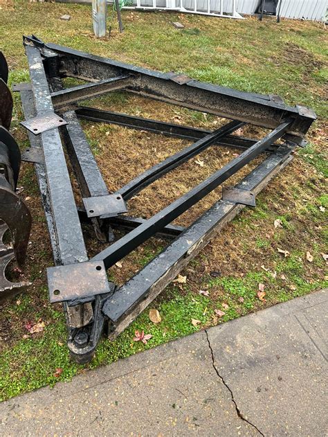 Trailer axles trailer, tongues mobile home, tires, and rim steps and