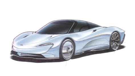 McLAREN SPEEDTAIL Sketch Drawing Supercar YouTube