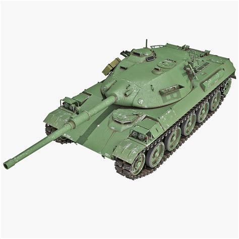 japanese type 74 tank 3d model