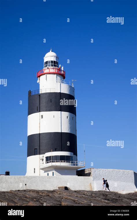 Republic Of Ireland County Wexford Hook Head Lighthouse Stock Photo