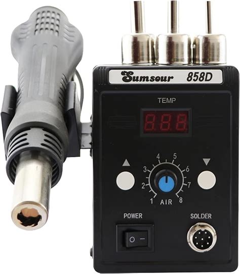 Amazon D W V V Hot Air Gun LED Digital Soldering Desoldering BGA ESD Heat Gun