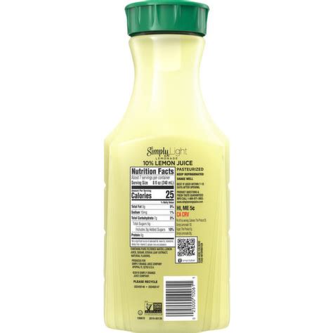 Simply Lemonade Nutrition Facts Besto Blog