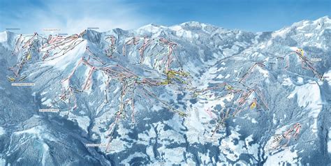 Plan Des Pistes Saint Gervais Mont Blanc