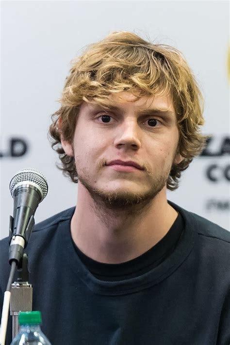 Evan Peters Blonde Hair Aesthetic Art