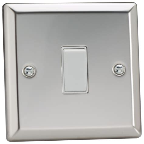 Varilight Classic Mirror Chrome Gang A Intermediate Switch With