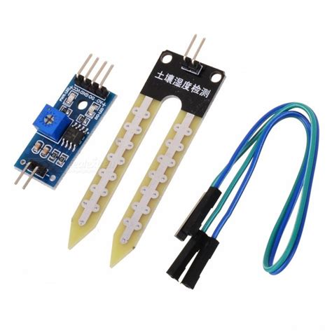 MODULO SENSOR HUMEDAD SUELO ARDUINO COMPATIBLE HIGROMETRO TIERRA IPRAMET