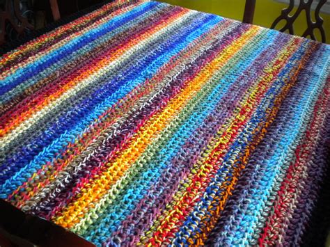 Colorful Scrap Yarn Afghan Looks Like Bella Dia S Vintage Vertical