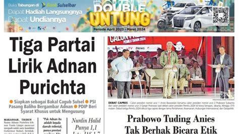 Tiga Partai Lirik Adnan Purichta Ichsan Tribun