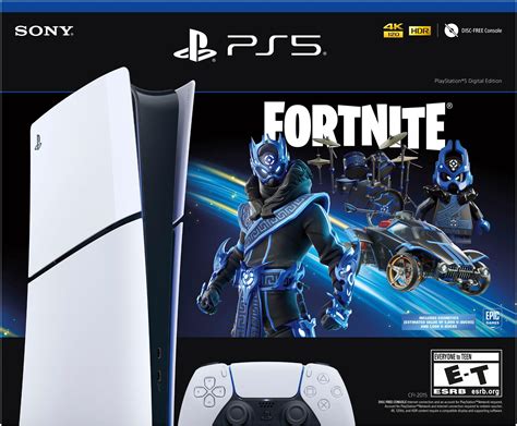 Sony PlayStation 5 Slim Console Digital Edition Fortnite Cobalt Star