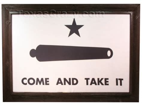 Buy Gonzales Come and Take It Texas Battle Flag Framed - Texas Flags