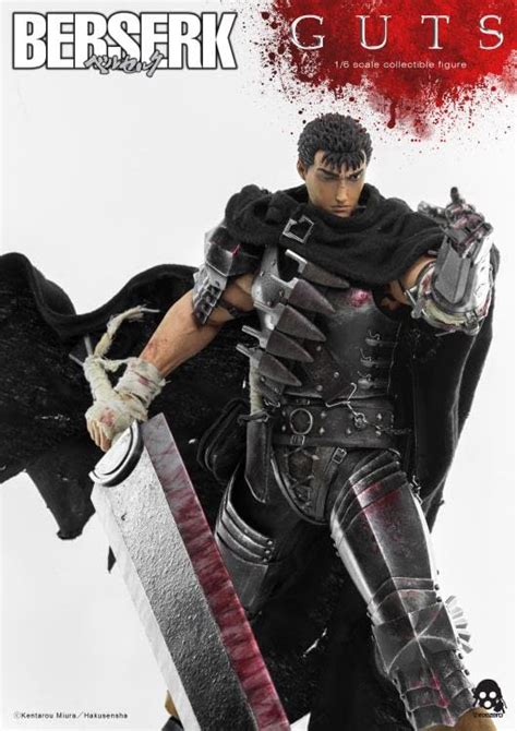 New Berserk Guts Figure Revealed By Threezero With Black Swordsman