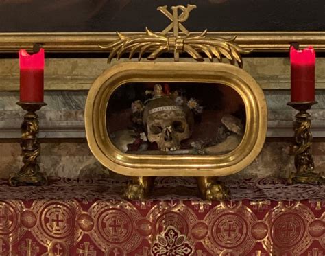 Where to find Saint Valentine's skull in Rome - Panoram Italia