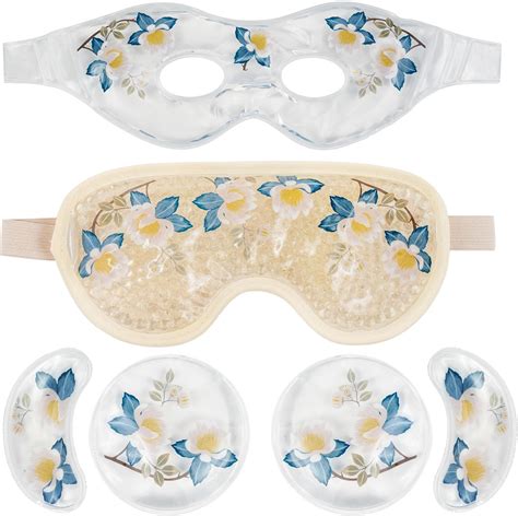 Ruzzut Cooling Gel Eye Mask With Eye Holes 2 Pcs Gel Bead