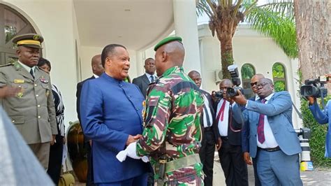 Congo Brazzaville Denis Sassou Nguesso Receives The President Of The