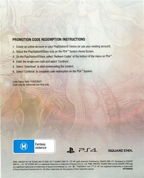 Final Fantasy Xii The Zodiac Age Limited Steelbook Edition