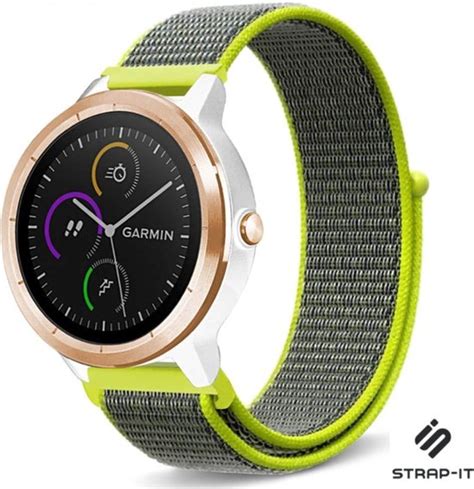 Nylon Bandje Geschikt Voor Garmin Venu Vivoactive Vivomove Hr