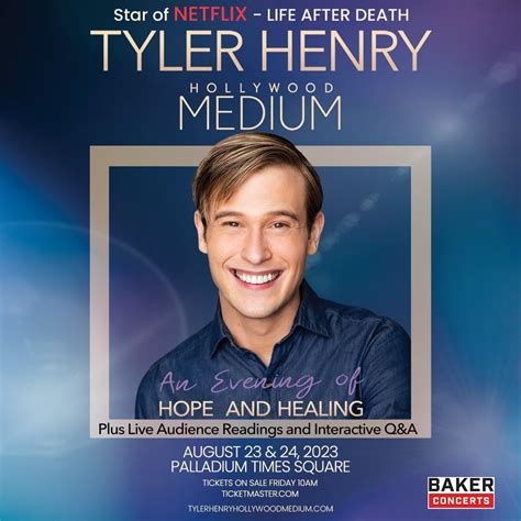 Tyler Henry - Palladium Times Square, New York NY Official Site